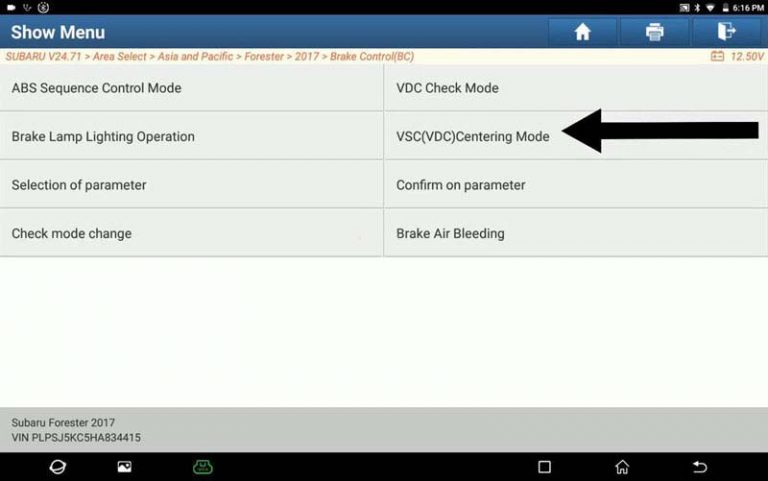 How To Do G Sensor Calibrationsteering Angle Sensor Sas Calibration