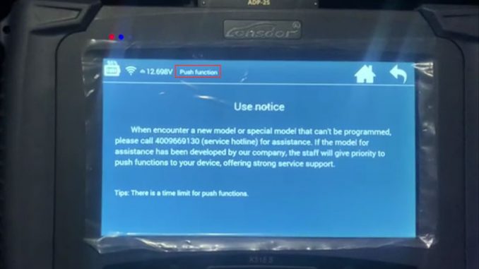 Lonsdor-K518ISE-‘Push-Function’-Not-Working